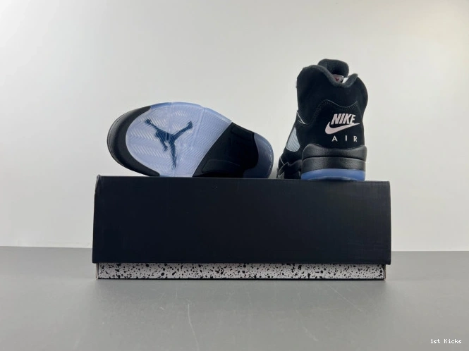 1st Kicks Metallic 605 Air HF3975- Black 5 Reimagined StreetReady Jordan 1104